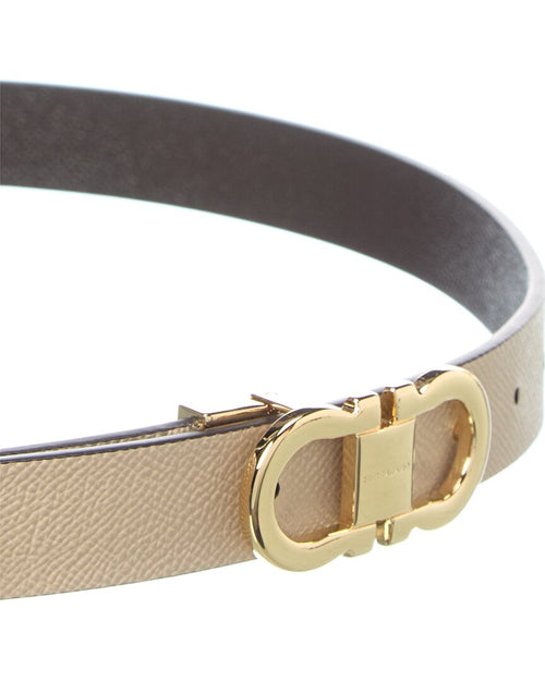 Ferragamo Gancini Reversible & Adjustable Leather Belt